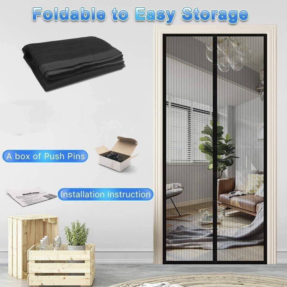 Magnetic Mesh Door Curtain – Keep Bugs Out Instantly