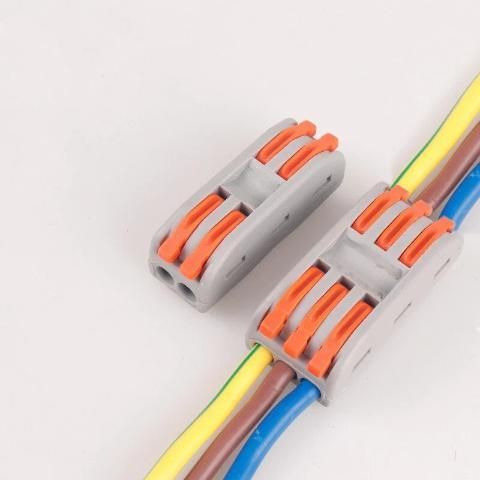 Quick Wire Connectors – Fast & Safe Electrical Terminal Blocks (Pack of 3)