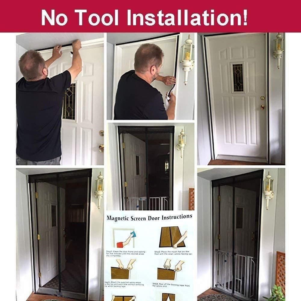 Magnetic Mesh Door Curtain – Keep Bugs Out Instantly