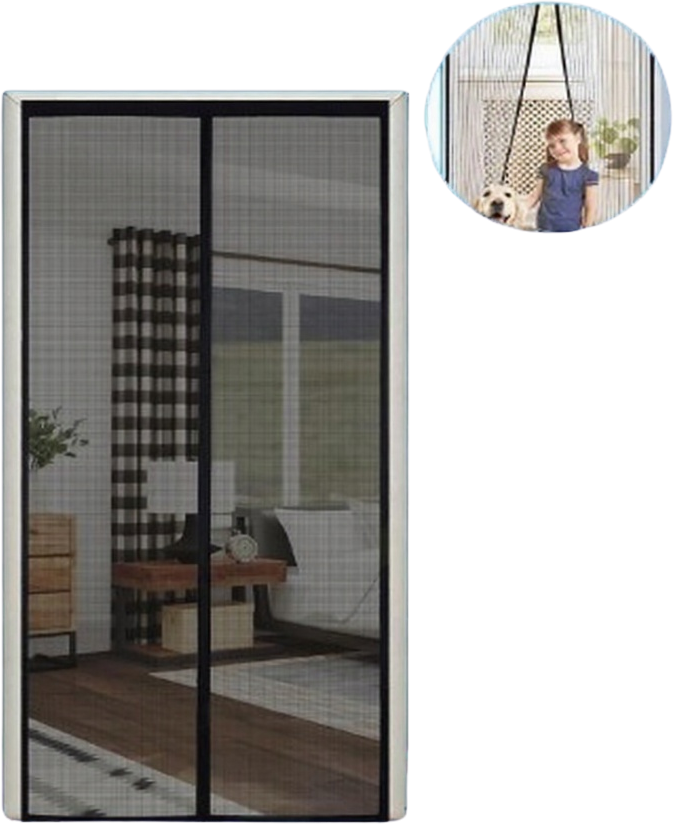 Magnetic Mesh Door Curtain – Keep Bugs Out Instantly